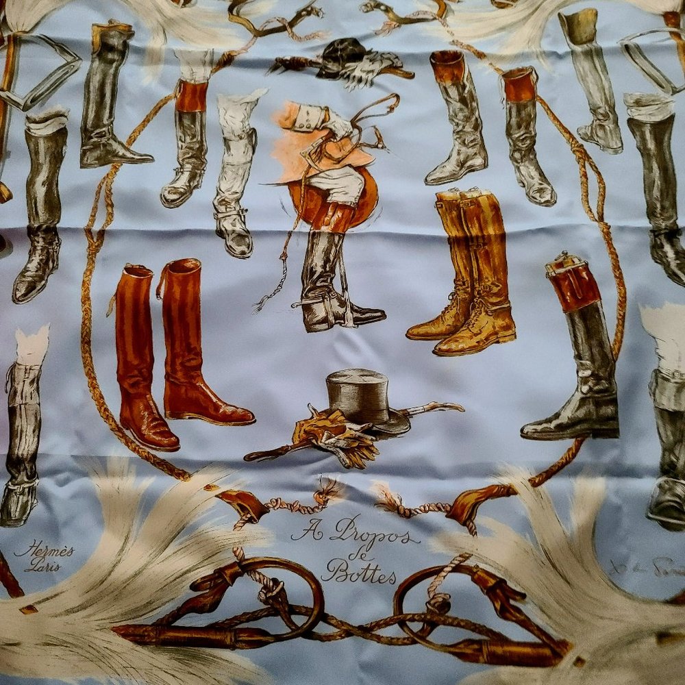 Hermes Scarf A Propos De Bottes